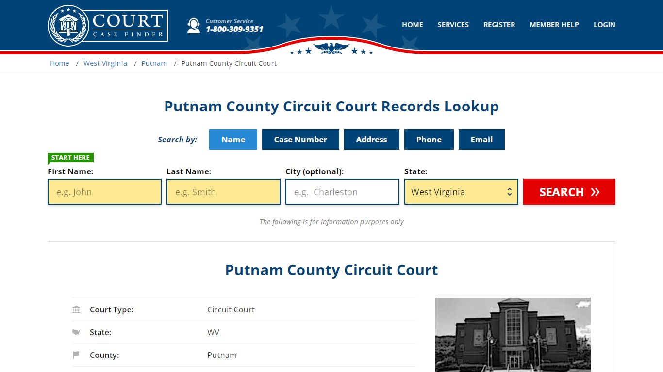 Putnam County Circuit Court Records | Winfield, Putnam County, WV Court ...